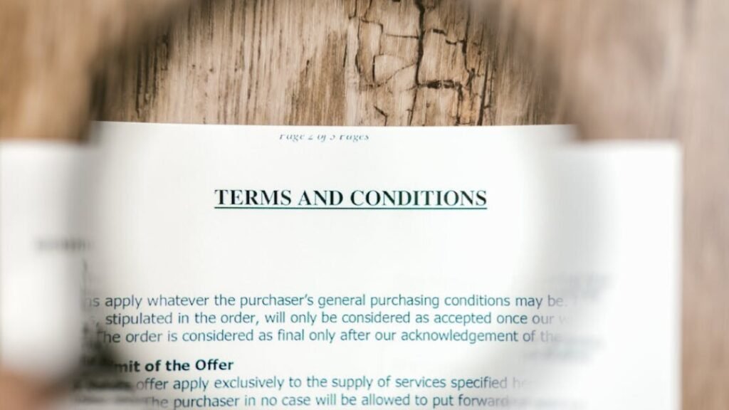 Télécharger un modèle conditions générales de vente prestations de service PDF gratuit à imprimer