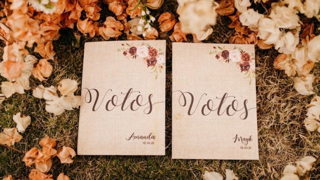 Télécharger un modèle livret de messe mariage en PDF à imprimer