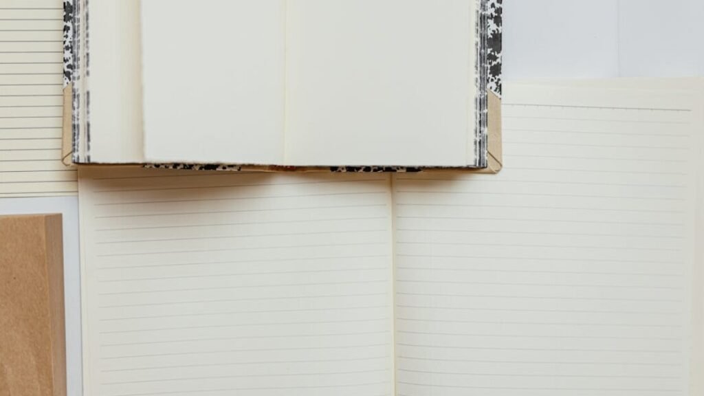 Télécharger un modèle cahier journal vierge PDF à imprimer
